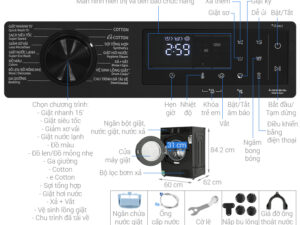 Máy giặt Samsung Inverter 12 kg WW12CGC04DABSV