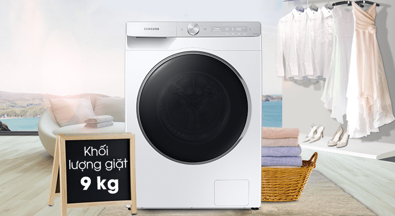Máy giặt Samsung 9kg AI Inverter WW90TP44DSH/SV 8 Máy giặt Samsung 9kg AI Inverter WW90TP44DSH/SV phù hợp với gia đình có từ 3 - 5 người