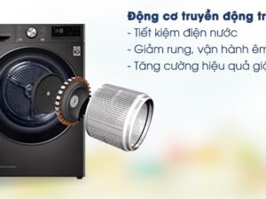 DVHP90B này sử dụng động cơ truyền động trực tiếp êm ái và bên bỉ