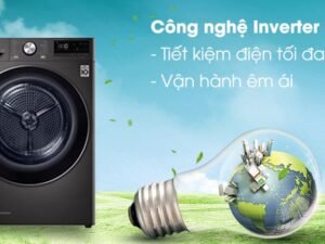 Máy sấy Bơm nhiệt DVHP09B có công nghệ Inverter siêu tiết kiệm điện