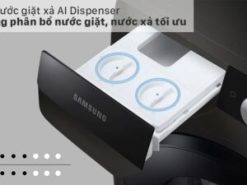 8. Ngăn AI Dispenser tự động cân chỉnh, phân bổ nước giặt xả hiệu quả