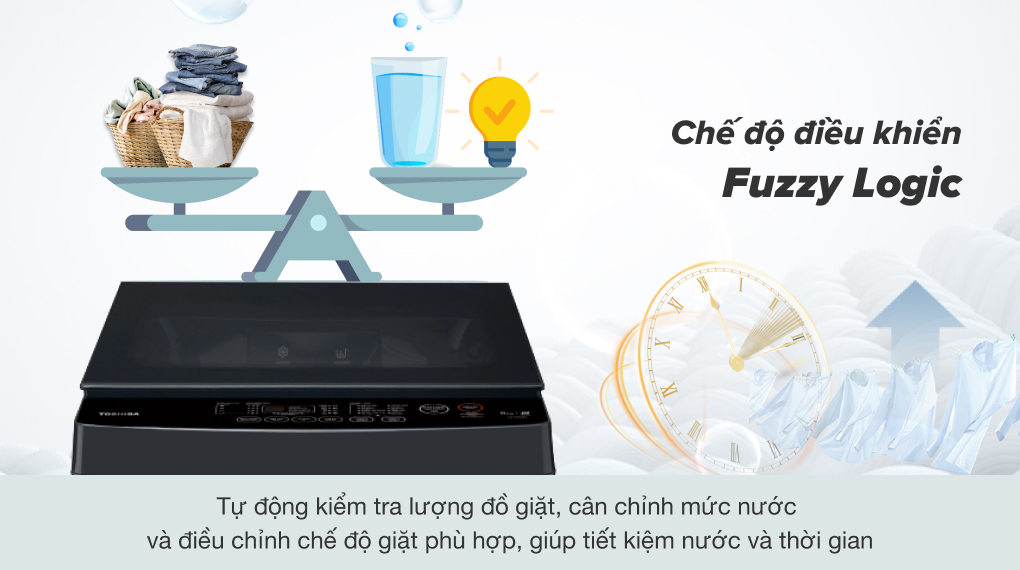 Máy giặt Toshiba 8 kg AW-M905BV(MK) 9 Máy giặt Toshiba 8 kg AW-M905BV(MK) với công nghệ giặt đặc biệt