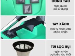 5. Máy hút bụi Palada PD 802J-3 giá rẻ đa chức năng