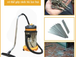 6. Những điều nên tránh khi dùng máy hút bụi nước công nghiệp