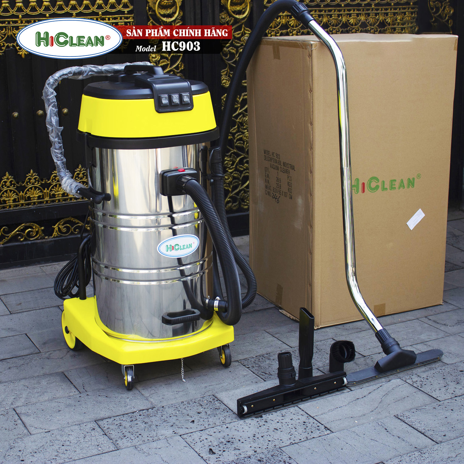 Hiclean HC 903 sản xuất theo dây chuyền chuẩn Italy 