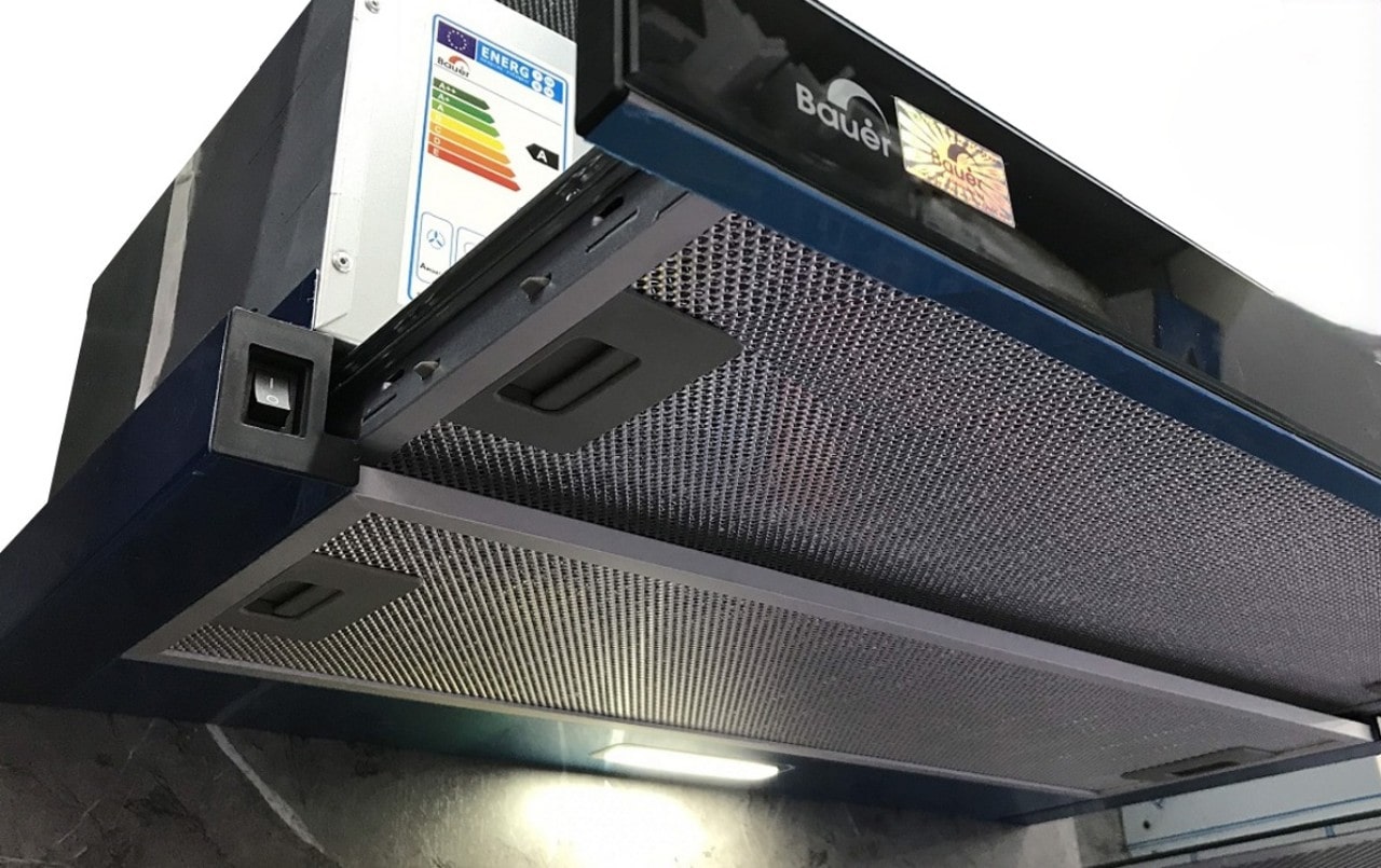 Máy hút mùi âm tủ Bauer BC7002T 7 2. Máy hút mùi Bauer BC7002T sử dụng động cơ tuabin độ ồn thấp