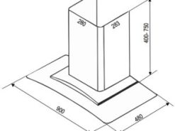 8. Thông tin sản phẩm máy hút mùi kính cong Bauer BC90EC3