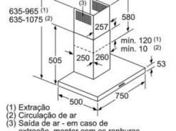 5. Thông số kỹ thuật máy hút mùi độc lập Bosch DWB77IM50