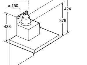 kích thước lắp đặt máy hút mùi bosch
