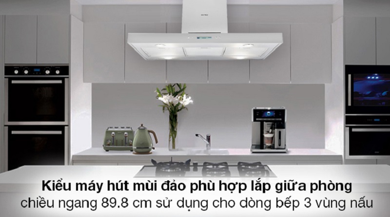 Máy hút mùi Hafele HH-IS90A 539.81.715 4 1. Thiết kế gắn tường hiện đại