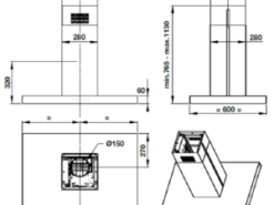 2. Thông số kỹ thuật của máy hút mùi Hafele HH-IS90A 539.81.715