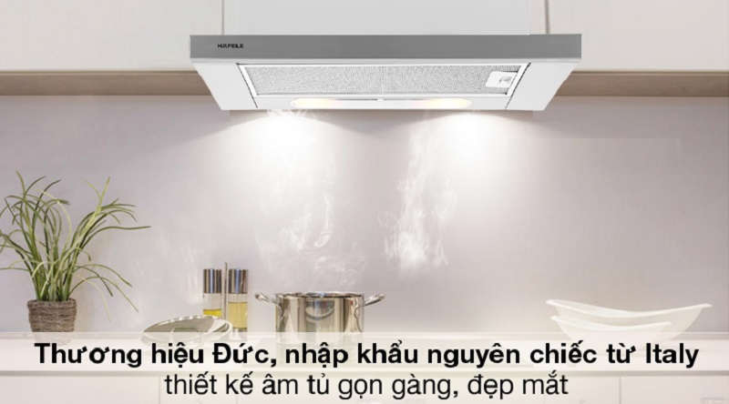Máy hút mùi Hafele HH-TI60D 539.81.083 5 1. Thiết kế âm tủ gọn gàng