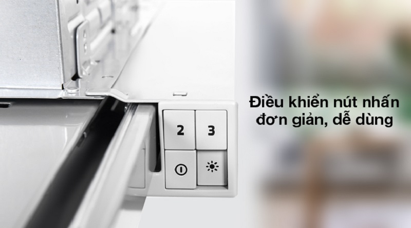 2. Sử dụng nút ấn tiện lợi
