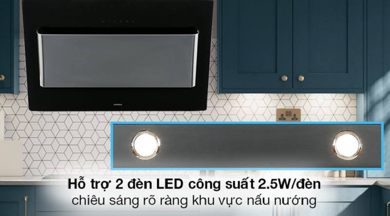 4. Máy hút mùi Hafele HH-WVG90B 539.89.335 hỗ trợ việc nấu ăn hiệu quả hơn