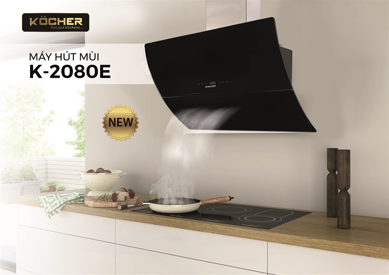 Máy hút mùi Korcher K-2080E (70cm) 7 3. Khử mùi nhanh chóng