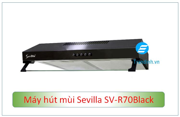 Máy hút mùi Sevilla SV-R70Black 2 may hut mui sevilla sv r70black 1