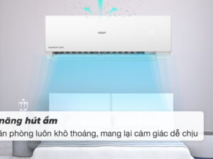 Máy lạnh Aqua Inverter 2 HP AQA-RV18QA - Chức năng hút ẩm giúp căn phòng luôn khô ráo, mang lại sự thoải mái cho người dùng trong ngày trời ẩm ướt