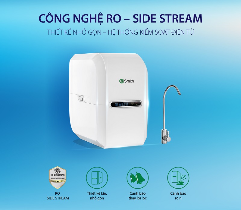 2. Máy Lọc Nước AO Smith AR75-A-S-1E thiết kế nhỏ gọn và tiện nghi