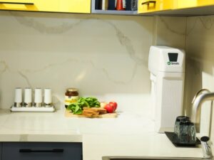 Hình ảnh lắp đặt nhà khách máy lọc nước AO Smith R400E