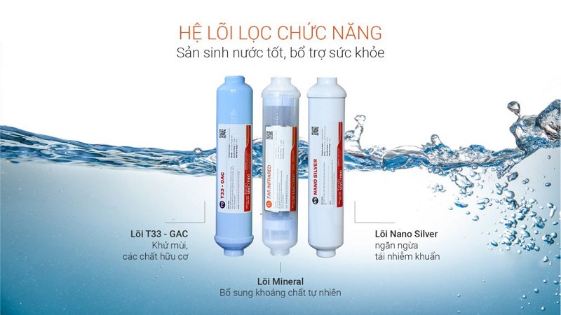 Máy lọc nước Karofi Livotec LRC110-H 3 Máy lọc nước karofi Livotec LRC110-H 10 cấp lọc mạnh mẽ khiến mọi tạp chất phải đầu hàng: