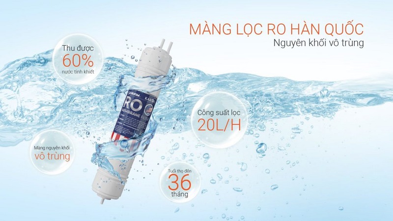 Công nghệ lọc tiên tiến – Gấp đôi công suất lọc