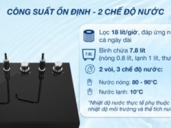 Máy lọc nước RO nóng nguội lạnh Kangaroo KG10A17 10 lõi - Công suất