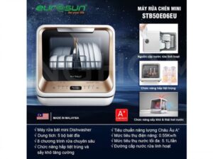 2. Các chức năng an toàn độc lập, tiêu chuẩn Châu Á, 8 chương trình rửa