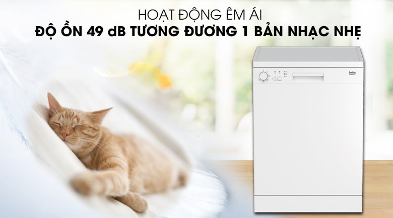 Vận hành êm ái, bền bỉ với độ ồn chỉ 49dB