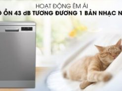 Vận hành êm ái với độ ồn cực thấp 43 dB
