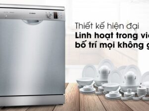 2. Máy rửa bát Bosch SMS25DI05E có thiết kế hiện đại, độ bền cao
