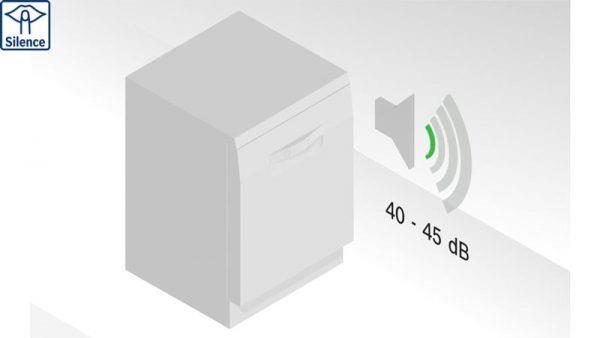 Máy rửa bát độc lập Bosch SMS2HVI72E 18 Động cơ êm ái: