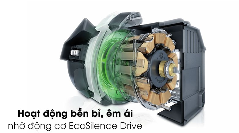 10. Máy rửa bát Bosch SMS63L08EA hoạt động êm ái, bền bỉ nhờ động cơ EcoSilence Drive