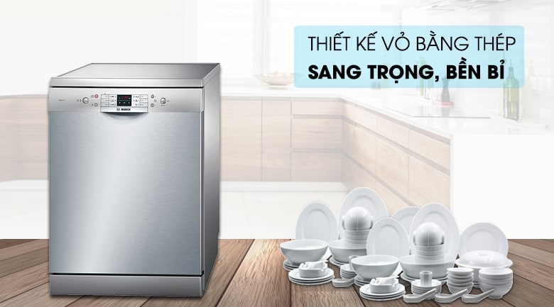 1. Máy rửa bát Bosch thiết kế sang trọng, hiện đại