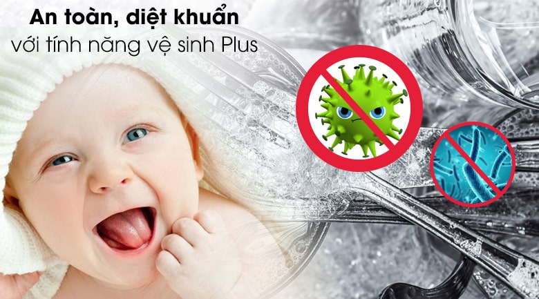 8. Máy rửa bát độc lập Bosch SMS63L08EA khả năng diệt khuẩn cao với tính năng sấy vệ sinh Plus