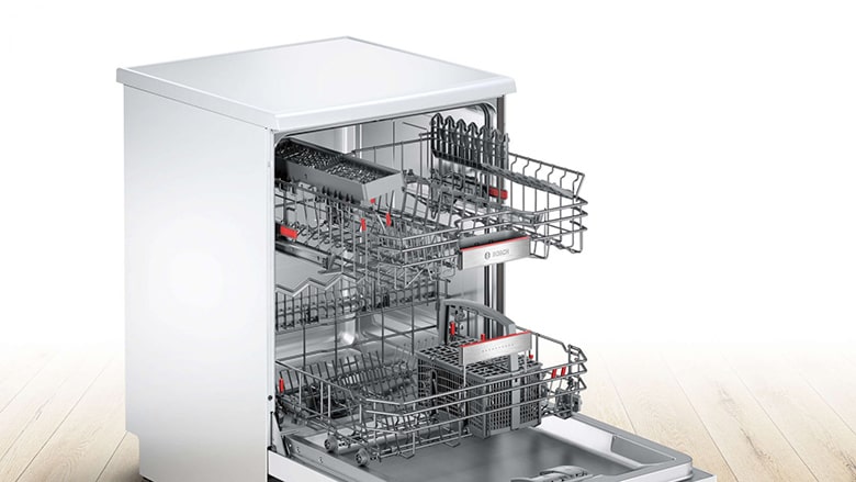 3. Công suất rửa sạch 13 bộ chén đĩa Châu Âu