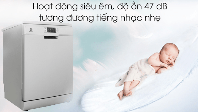 7. Vận hành êm ái, độ ồn thấp (47 dB)