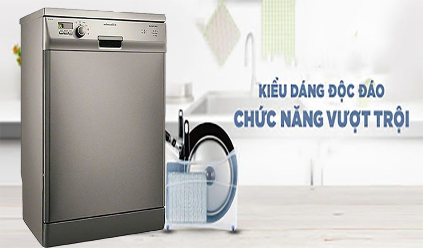 1. Máy rửa bát 12 bộ Electrolux ESF65050X thiết kế sang trọng, hiện đại