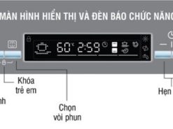 4. Máy rửa bát Kocher KDEU-8835 SEMI được trang bị với 8 chương trình rửa khác nhau.