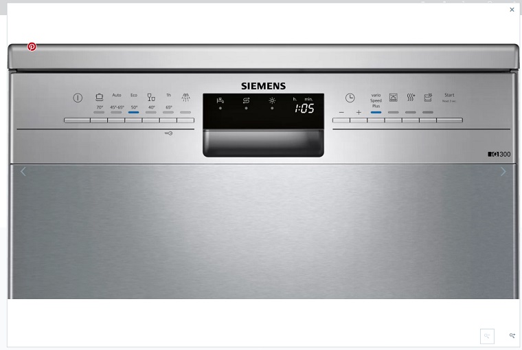 Máy rửa bát SIEMENS SN236I51KE (14 Bộ) 4 4. Số lượng chương trình rửa đa dạng