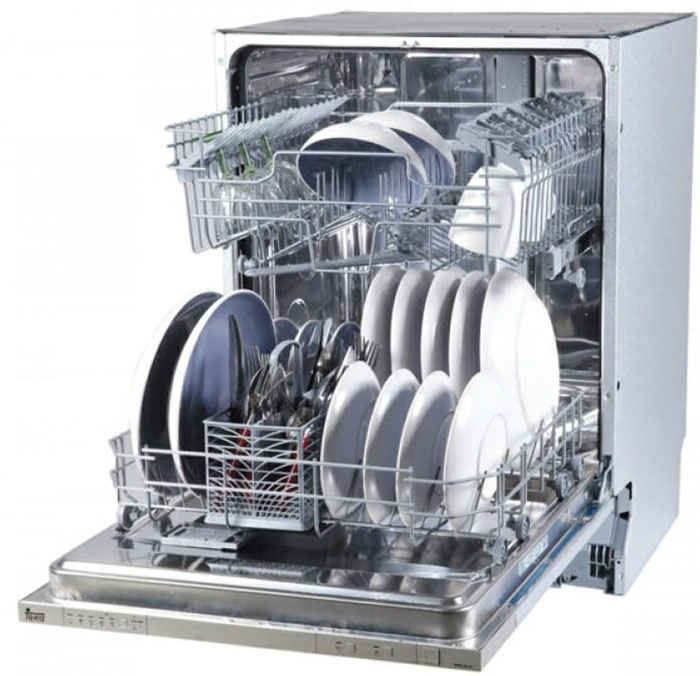 Công suất rửa sạch 12 bộ Châu Âu tương đương 3-4 bữa ăn gia đình Việt