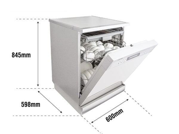 Máy rửa bát 14 bộ Texgio TG-W60F966 5 1. Máy rửa bát 14 bộ Texgio TG-W60F966 kiểu dáng hiện đại, tính thẩm mỹ cao