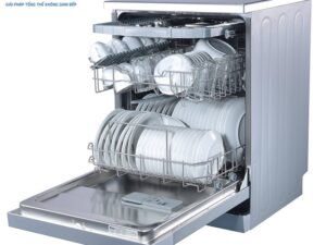 2. Công suất rửa sạch 14 bộ đồ ăn Châu Âu tương đương 3-4 bữa ăn Việt