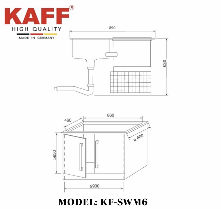 may rua chen ket hop bon rua kaff kf swm6 1