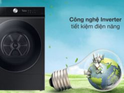 Máy sấy bơm nhiệt Samsung 17 kg DV17B9750CV/SV - Động cơ - Công nghệ tiết kiệm điện