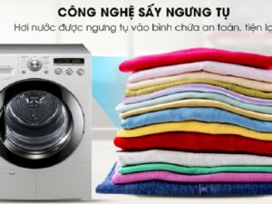 7. Sấy ngưng tụ cho quần áo mềm mại.