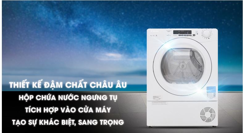 Máy sấy Canzy GVS C9DE-S thiết kế đậm chất Châu Âu