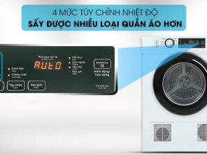 8. Nhiều mức nhiệt quần áo khác nhau, giúp bảo vệ quần áo một cách tốt nhất.