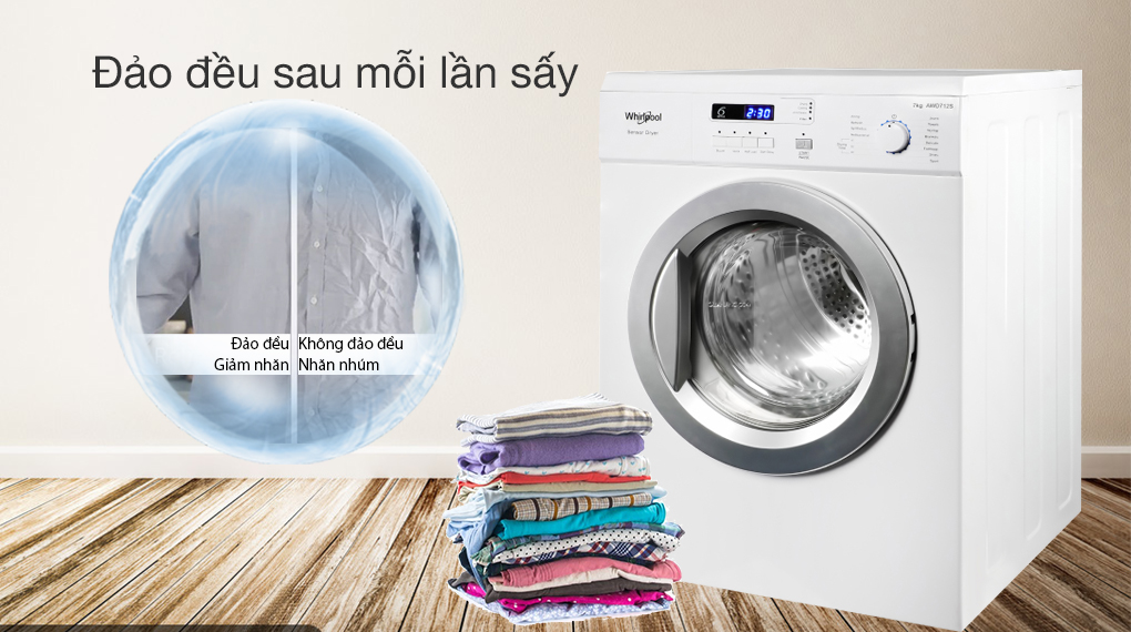 Máy sấy AWD712S2 công nghệ sấy nổi bật