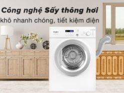 3. Đánh giá ưu điểm của máy sấy thông hơi Whirlpool 7 kg AWD712S2
