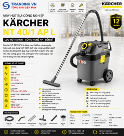 Máy hút bụi công nghiệp Karcher NT 40/1 AP L